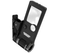 Lupa pequeña, microscopio portátil para niños, lupa de mano iluminada con zoom de 10x-80x, microscopio de bolsillo para niños de más de 6 años, ideal para experimentos científicos, diversión educativa