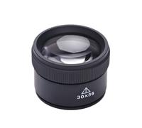 Lupa plegable de 30x con cubierta protectora giratoria