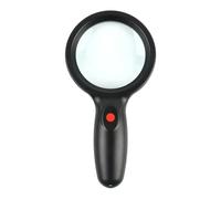 Lupa portátil con luz LED, Lupa Brillante, Lupa de Mano con lámpara de 18 LED, 10X, 5X/15X, 10X/20X(10X 20X)