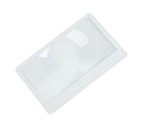 Lupa portátil de bolsillo 3X Fresnel - Lupa para tarjetas de crédito, lentes de joyería, lupa de lectura, ayuda a la lectura