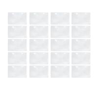 Lupa portátil Transparente para Lectura, Lupa de Bolsillo Transparente, tamaño de Tarjeta de crédito, 20 Hojas, 3X