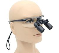 Lupa quirúrgica con luz, lentes binoculares de aumento 4X, 5X, 6X, para mayor comodidad y precisión en procedimientos dentales