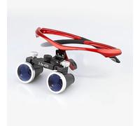 Lupa quirúrgica Dental, Distancia de Trabajo de 3,5 x 360-460 mm, Marco Deportivo Burdeos