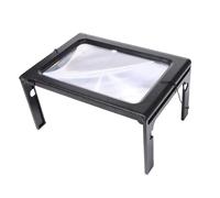 Lupa Rectangular Euroxanty 2.5X LED Negro