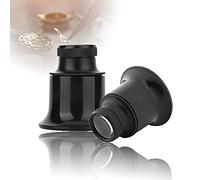 Lupa Relojero, Lupa de Joyero Lupa de Ocular 20X Lupa Gafas Lente de Doble Vidrio para Reparación Joyero de Reloj
