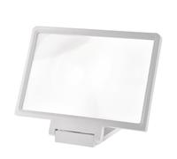 Lupa retráctil - Amplificador de pantalla 3D, soporte para teléfonos móviles | Lente HD plegable, video encantador para películas, transmisión y reducción de la fatiga ocular