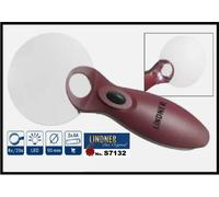 Lupa Sin Marco Con Luz LED 8x 20x Lindner S7132 90mm Lente