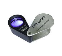 Lupa Triplete Acromática Plegable Euromex 20x 21 mm - LED Blanco y UV