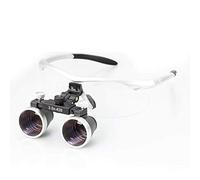 Lupas binoculares dentales de 3,5 x 429 mm, color plateado