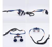 Lupas binoculares Gafas Diadema Lupas Diadema, Soporte para la Cabeza para Manualidades Hobby Trabajo Cerrado (Distancia: 500 mm 2.5X)