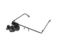 Lupas de Aumento para Ojos de una Sola Lente con Luz LED, Lupa de Reparación de Relojes 20X para Relojeros y Joyeros