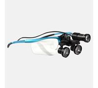 Lupas Dentales 3.5x, Gafas Frontales Con Luz LED, Lupas De Gran Campo Para Odontología, Oftalmología(Blue)
