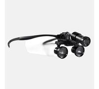 Lupas Dentales 3.5x, Gafas Frontales Con Luz LED, Lupas De Gran Campo Para Odontología, Oftalmología(Black)