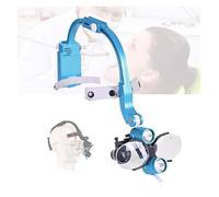 Lupas Dentales Con Luz Frontal LED - Lupa Binocular 2,5X/3,5X Para Dentistas, Batería Recargable, Diadema Ajustable, Incluye Filtros Y Lente 1, Ergonómica Para Visión Clara