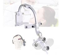 Lupas Dentales Con Luz Frontal LED - Lupa Binocular 2,5X/3,5X Para Dentistas, Batería Recargable, Diadema Ajustable, Incluye Filtros Y Lente 1, Ergonómica Para Visión Clara