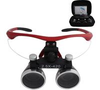 Lupas dentales, lupa portátil, distancia de trabajo: 440-540 mm/320-420 mm, para odontología, joyería o pasatiempos