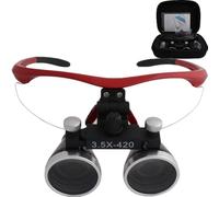 Lupas dentales, lupa portátil, distancia de trabajo: 440-540 mm/320-420 mm, para odontología, joyería o pasatiempos