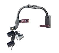 Lupas dentales, lupas dentales con luz LED montadas en la Cabeza, lupas binoculares médicas quirúrgicas 3.5X, para Laboratorio Dental Dentistas médicos