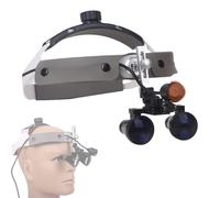 Lupas dentales orales, lupas binoculares quirúrgicas 2.5X/3.5X, con luz LED y filtro, distancia de trabajo de 350-480 mm, para cirugía de examen médico otorrinolaringólogo