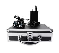 Lupas Dentales Quirúrgicas 2.5X/3.5X 420mm, Lupa Binocular con Cristal Óptico, Diseño Ergonómico, Visión Clara, Caja de Aluminio(Black,2.5x)