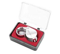 Lupas Pequeñas, Lupa de Joyería de Bolsillo, Herramienta de Relojes de Joyería, Lupa Portátil de Mano 20X, Lupa para Joyeros, Mecánicos, Maquinistas