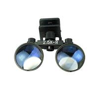 Lupas quirúrgicas con clip de 2,5 x 3,5 aumentos para lentes binoculares (2,5 x)