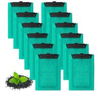 LUPATDY 12 Piezas Adecuado para Tetra Easycrystal Filter 250 & Filterbox 300, Almohadillas Filtrantes para Filtros Internos Easycrystal con CarbóN Activo y Guata de Filtro