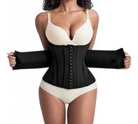 LUPATDY Corsé para mujer con doble cierre, cinturón abdominal, cinturón de sudoración, cinturón deportivo para abdomen, soporte para la espalda, alivia el dolor de espalda, cinturón deportivo para