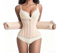 LUPATDY Corsé para mujer con doble cierre, cinturón abdominal, cinturón de sudoración, cinturón deportivo para abdomen, soporte para la espalda, alivia el dolor de espalda, cinturón deportivo para
