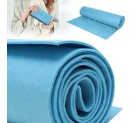 LUPATDY Tela de Fieltro Azul Claro 30cm x 250cm, Rollo de Fieltro por Metros, 3mm de grosor, Tela de Fieltró Color Liso para Patchwork, Costura, Manualidades, Decoración