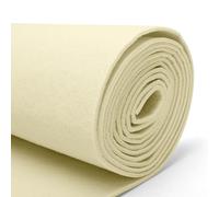 LUPATDY Tela de Fieltro Beige 30cm x 250cm, Rollo de Fieltro por Metros, 3mm de grosor, Tela de Fieltró Color Liso para Patchwork, Costura, Manualidades, Decoración
