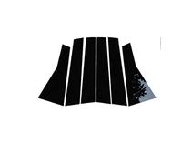 LUPCIO Cubierta de Moldura de Puerta de Ventana para Honda CRV 2012-2016 Pilar de decoraci贸n 6PCS Cubiertas de Ajuste de Ventana de Coche