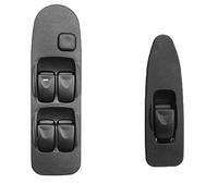 LUPCIO Elevador de interruptor de ventana eléctrico para Mitsubishi Carisma 1995-2006 y Space Star MR 740 599, Negro, Botón pulsador, Manual, 1 vía, Montaje en superficie, Pulsador