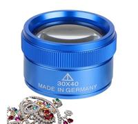 Lupe Magnifier - 30x Magnificador Pequeño, LOUPE LED ILUMINADA, LUPEE Profesional para GEOLOGÍA JOYERÍA | REPARACÓN DE REPARACIÓN DE REPARACIÓN para Trabajo Pintura De Monedas Lectura De La Plan