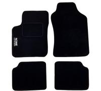 Lupex Shop TP-500 - Alfombrillas de coche compatibles 500 | de moqueta negra | Logo bordado | Alfombras moldeadas desgarro y clip | Versión 500-500L - 500x | Accesorios interiores para coche (500)