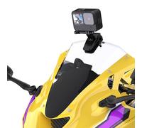 Lupholue Soporte de Clip para Parabrisas de Motocicleta, Soporte de Clip de liberación rápida, Compatible wiith GoPro Hero 13 12 11 10 9 8 7, Insta360, dji Osmo Action, teléfono Inteligente