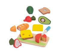 lupilu® Alimentos de juguete de madera (Queso y baguette)