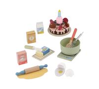 LUPILU® Comida de madera (Torta de cumpleaños)