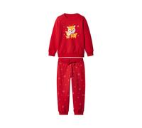 LUPILU® Conjunto deportivo navideño infantil 2 piezas (rojo, 122/128)