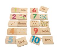 LUPILU® Juegos de memoria de madera (Nota de recuento)