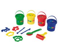 LUPILU® Set de plastilina con moldes