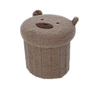 LUPILU® Taburete con almacenamiento (oso)
