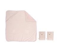 LUPILU® Toalla con capucha para bebé 85x85 cm (A rayas)