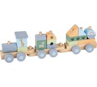 LUPILU® Tren de madera (Azul)