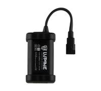 Lupine Batería Li-Ion Hardcase con correa velcro negro 6.6 Ah