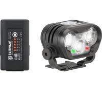 Lupine Linterna frontal y de casco LED Blika All-in-One negro 2400 lúmenes