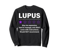 Lupus 1 Calificación de Estrellas Divertido Concientización sobre el Lupus Lucha contra el Lupus Sudadera