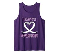 Lupus Warrior Awareness Heart Ribbon Camiseta sin Mangas