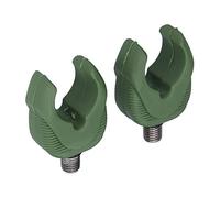 Luqeeg 4 Uds. Empuñaduras de Soporte para Caña de Pescar de Carpa con Rosca M3/8, Ideal para Pesca Al Aire , Ríos, Lagos, Océanos y Barcos (Green)