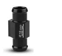 Luqeeg Adaptador de Manguera de Sensor de Temperatura de Agua de Motocicleta, Adaptador de Tubo de Agua de Aleación de Aluminio CNC con 2 Abrazaderas Ajustables para la Mayoría de las Motocicletas